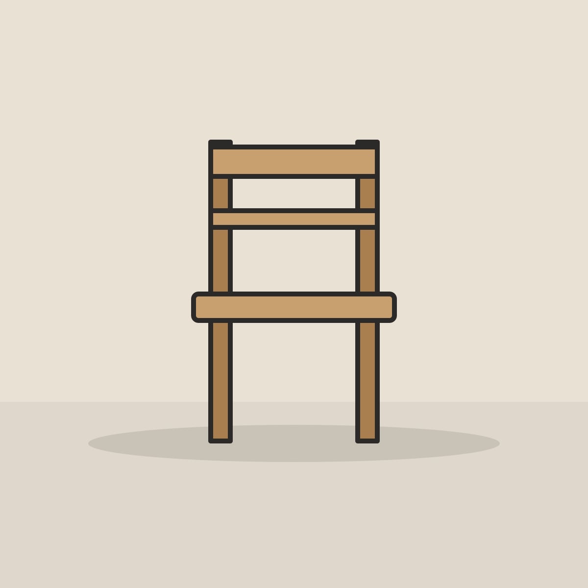 Oak dining table & 2 chairs 3